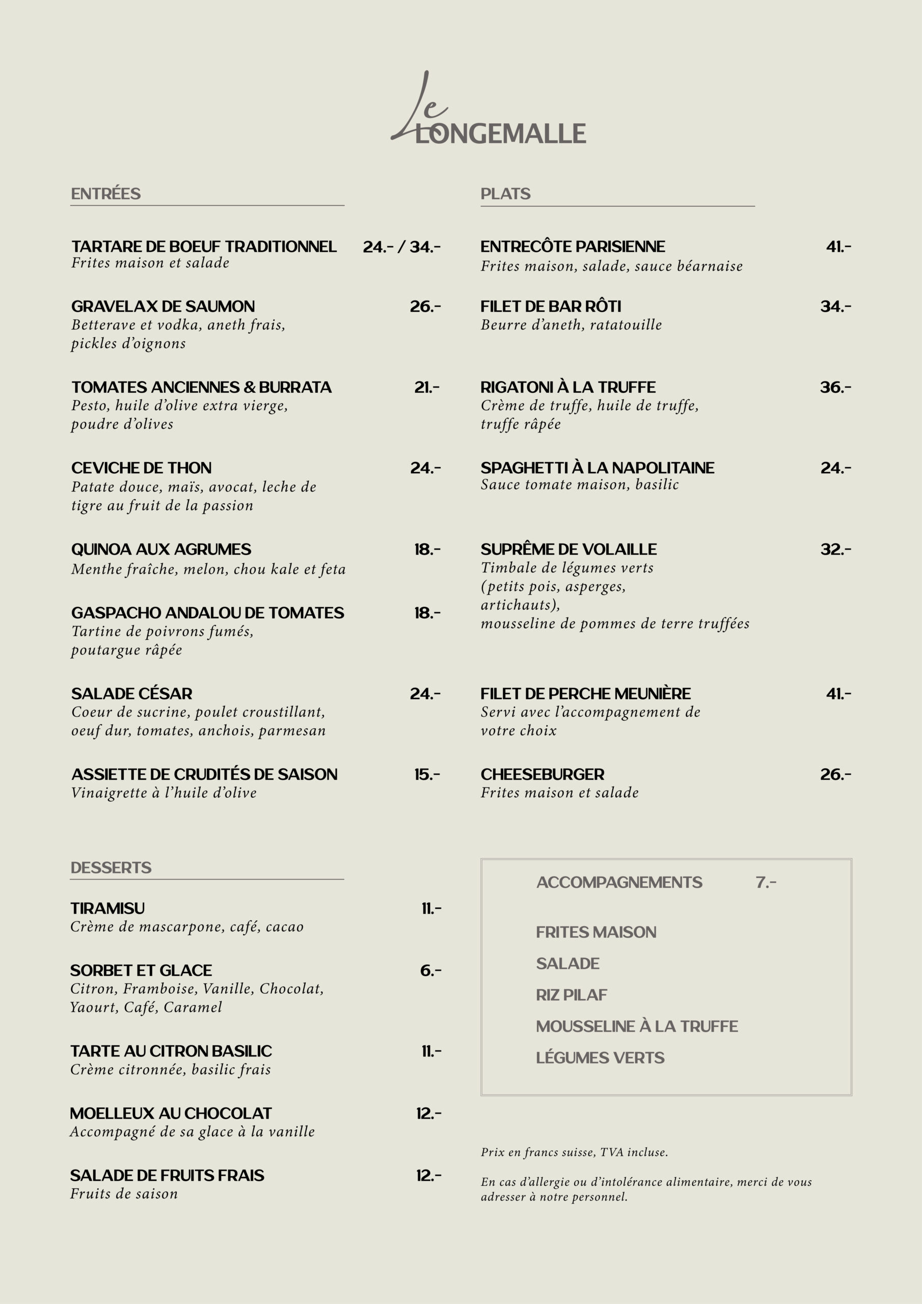 bar restaurant carte geneve centre