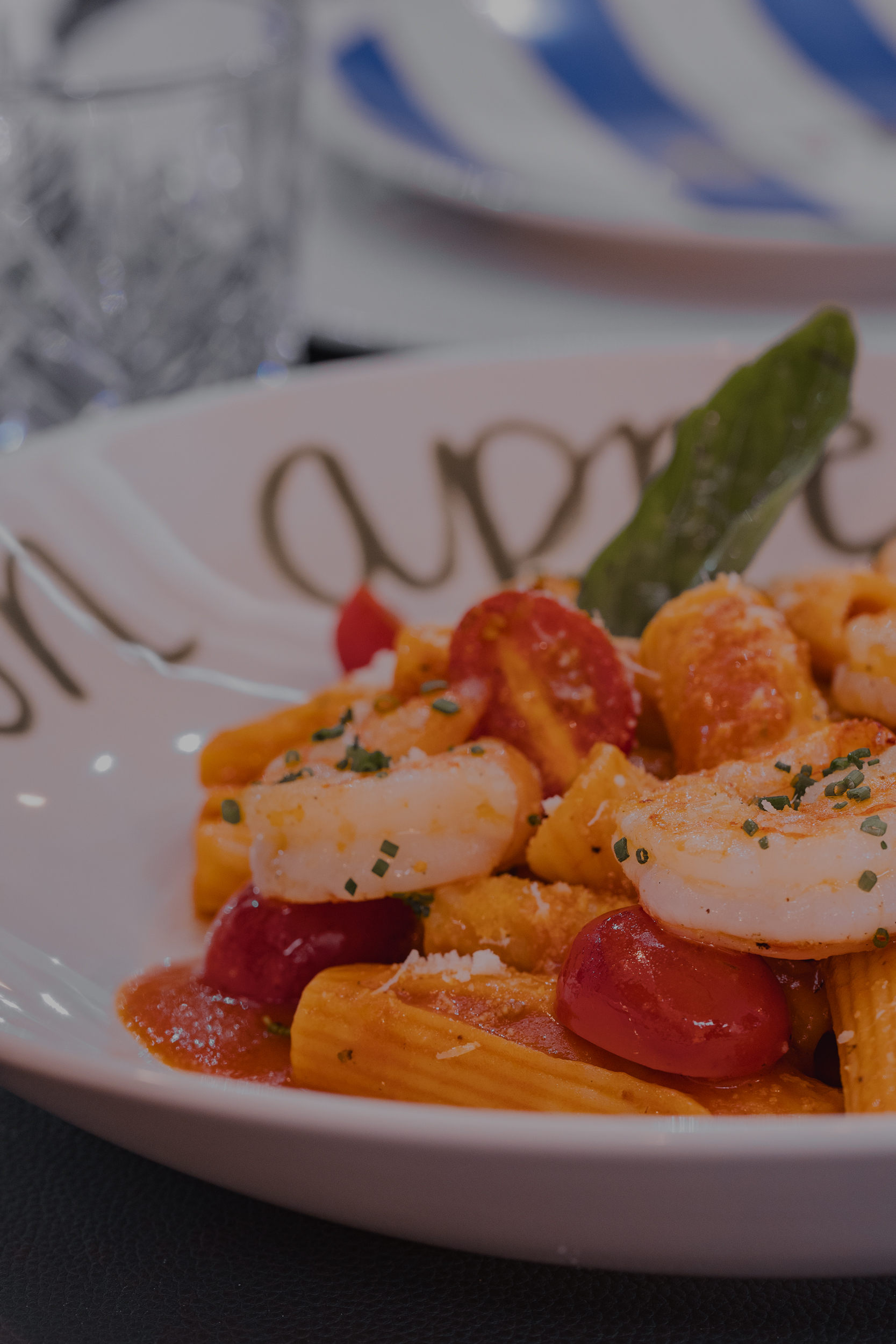 rigatoni crevettes pasta geneve